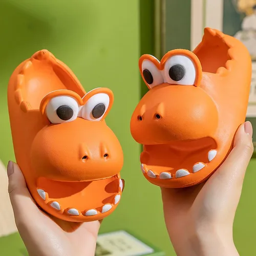 Miniatura 2 de JOYEAR Dinosaur Slippers with Children's Summer Sandals, Beach Swimming Pool Non-slip Water Shoes, Indoor and Outdoor Cute Big Mouth Light Slippers
