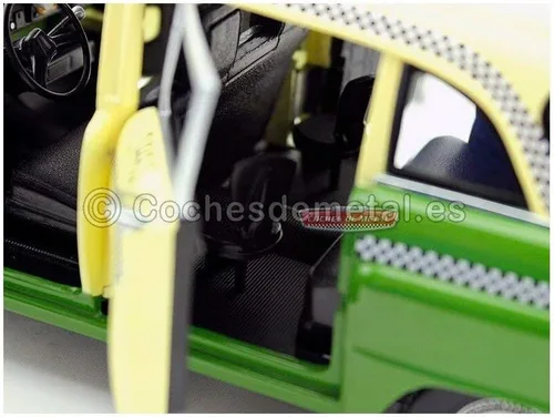 Miniatura 5 de 1981 Chicago Checker Cab Taxi A11 Verde 1:18 Diecast