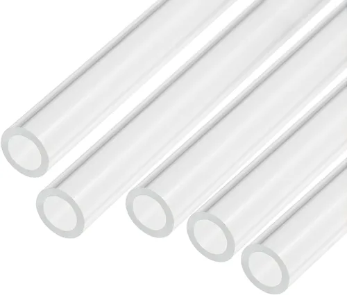 Miniatura 16 de MECCANIXITY Tubo acrílico transparente rígido redondo 9 piezas 0.157 in (5/32 pulgadas) ID 0.315 in (5/16 pulgadas) OD 6" para lámparas y linternas
