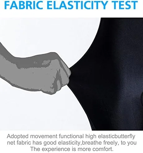 Miniatura 5 de Letook Pantalones cortos de ciclismo para hombre, acolchados de gel, cómodos, profesionales, de secado rápido