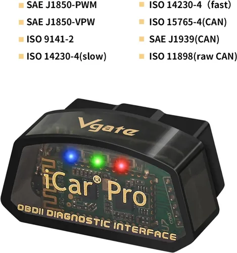 Miniatura 4 de Vgate iCar Pro BT3.0 OBD2 escáner lector de código Bluetooth herramienta de escaneo de diagnóstico para Android y Windows compatible con adaptador