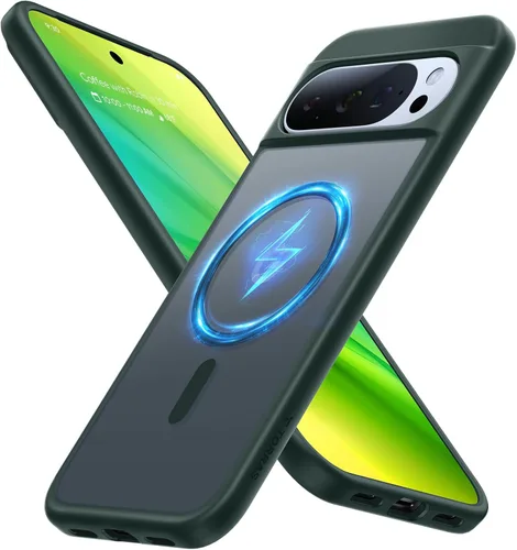 Miniatura 10 de TORRAS Funda magnética a prueba de golpes para Google Pixel 10 Pro XL, fuerte ajuste magnético para MagSafe, protección de grado militar de 12 pies