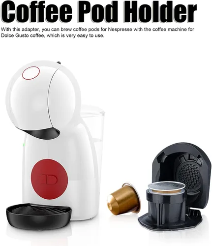 Miniatura 2 de Cápsula de café – Adaptador de cápsulas de café reutilizable para máquina Dolce Gusto Adaptador de cápsula de café