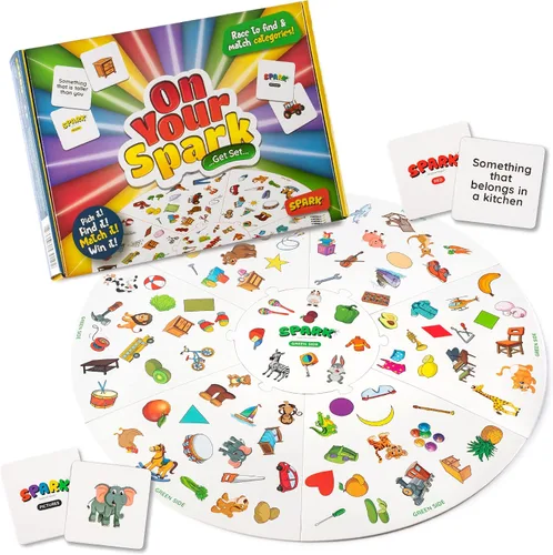 Juego a juego de juegos de mesa preescolares para niños 2 en 1, juegos de coincidencias y categorías, materiales de terapia del habla, juegos