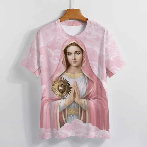 Miniatura 4 de Nuestra Señora de Guadalupe Virgen María Mujeres Mexicanas Camiseta con estampado completo