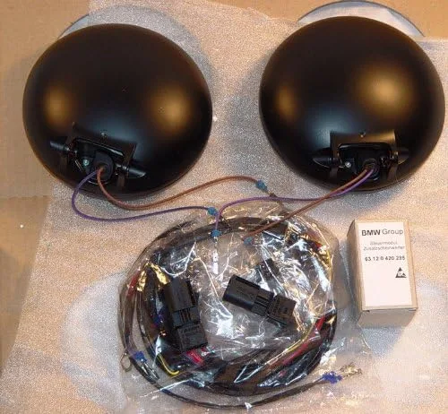 Miniatura 2 de Mini marca Cooper R55 R56 R57 R60 OEM negro conducción lámpara conjunto