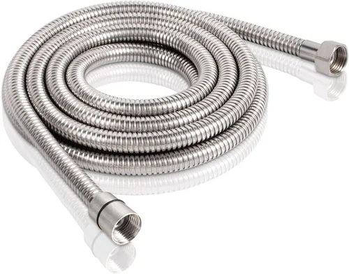 Miniatura 8 de PHASAT Manguera de ducha, reemplazo de manguera de ducha extra larga de 138 pulgadas, manguera de cabezal de ducha de acero inoxidable 304, Níquel