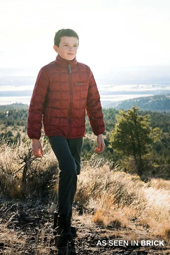 Miniatura 2 de Marmot Chaqueta acolchada Ajax para niños, Fill Power 600, abeto oscuro, talla S