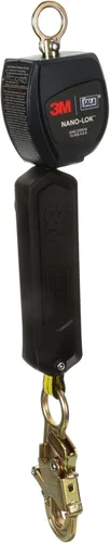 Miniatura 5 de 3M DBI-SALA Nano-Lok 3101365 - Cuerda de vida autoretráctil, 9 pies, malla de poliéster Dynema de 3/4 pulgadas, gancho de amarre, lazo de anclaje