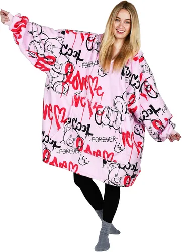 Miniatura 17 de Catalonia Sudadera con Capucha Manta Extragrande, Cómoda Sudadera Sherpa Usable, Regalo para Ella