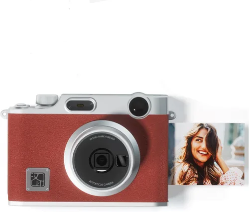 Miniatura 10 de Cámara instantánea iDPRT, cámara de impresión instantánea Bluetooth Cámaras de película instantánea Cámara y impresora fotográfica