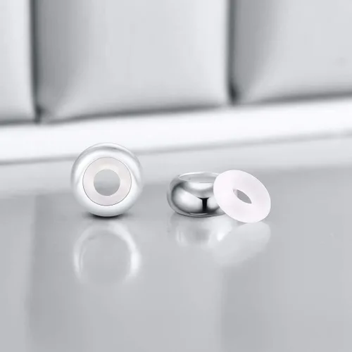 Miniatura 3 de DALARAN Cuentas de tope para pulseras de plata de ley 925 con clip espaciador tapones de pulsera Esmalte