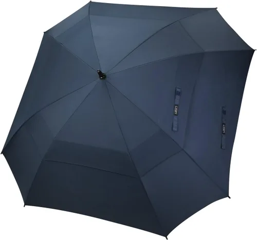 Miniatura 10 de G4Free Paraguas de golf extra grande de 62/68 pulgadas, cuadrado, ventilado, resistente al viento, apertura automática, doble toldo de gran