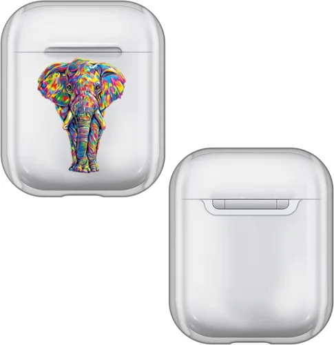 Miniatura 14 de Head Case Designs P.D. Moreno - Funda de carga de cristal duro transparente con licencia oficial de P.D. Moreno, con diseño de animales