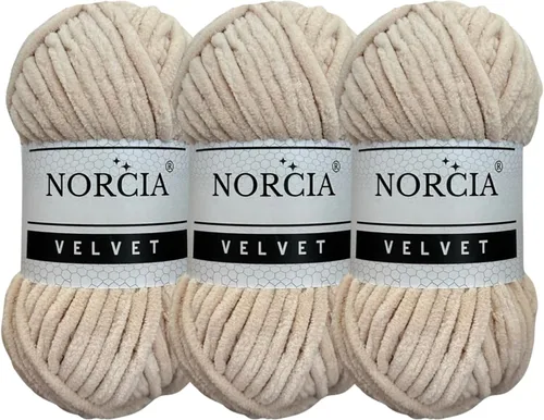 Miniatura 73 de Hilo de terciopelo suave para ganchillo súper voluminoso para manta de bebé de 3.53 oz (74.3 yardas) para tejer hilo amigurumi para tejer ganchillo