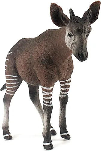 Miniatura 14 de FUNSHOWCASE Figura de juguete de búfalo de animales de la selva africana, figura de plástico realista, altura de 2.6 pulgadas
