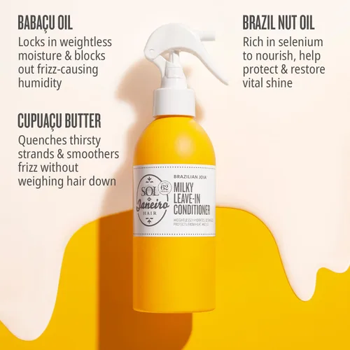 Miniatura 8 de Sol de Janeiro Brazilian Milky Leave-In Conditioner Fights Frizz Detangles Heat Protection Spray For Hair