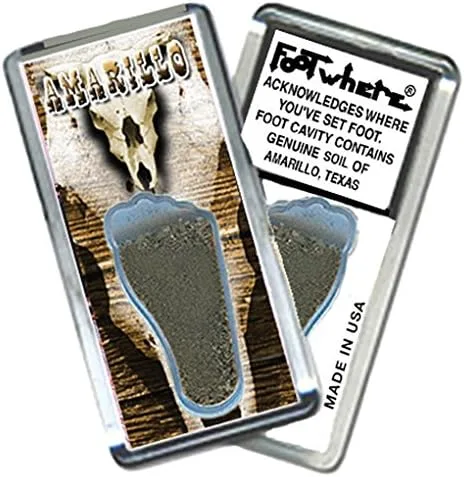 Miniatura 3 de Amarillo "FootWhere" - Imán para nevera de recuerdo. Fabricado en Estados Unidos (AMR206 - War Memorial)