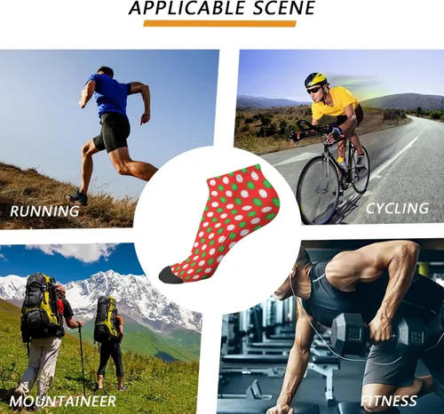 Miniatura 8 de devor Men Ankle Socks No Show Sock Mens Ankle Sock Cute PICKLEBALL Socks