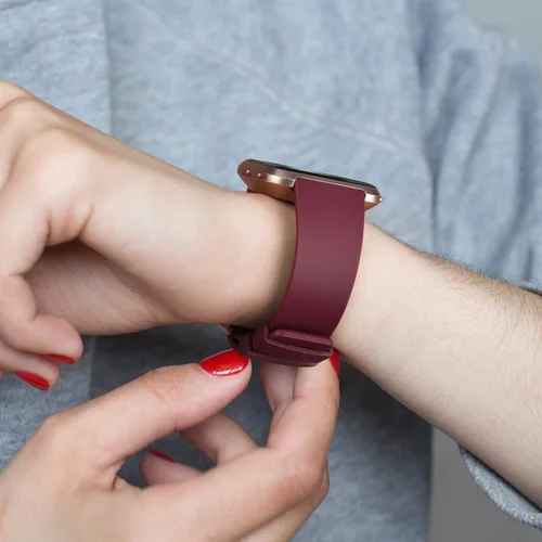 Miniatura 6 de Paquete de 6 correas deportivas compatibles con Fitbit Versa 2 / Fitbit Versa / Versa Lite / Versa SE, correas de repuesto clásicas de silicona