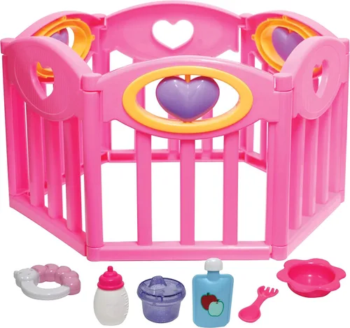Miniatura 9 de JC Toys - Cuna mecedora y accesorios para muñeca, perfectos para pequeños Juego de baño azul/rosa