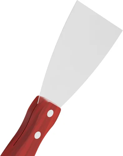 Miniatura 3 de Cuchillo de masilla, herramienta raspadora de acero inoxidable de 3 pulgadas, cuchillos de metal con mango de madera para paneles de yeso