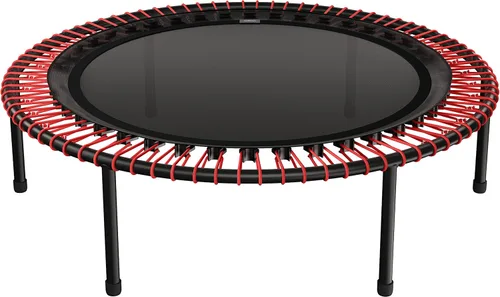 Miniatura 17 de bellicon Mini trampolín Suspensión elástica de hasta 330 libras Rebotador de fitness interior para adultos Patas atornilladas
