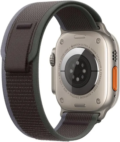 Miniatura 4 de Banda para Apple Watch - Traje de Buceo (49mm) - Azul/Negro con Acabado de Titanio Resistente - S/M
