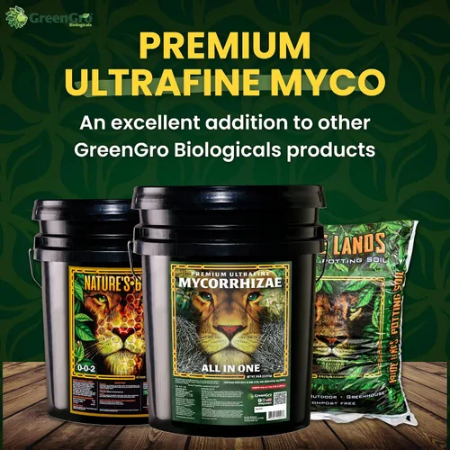 Miniatura 6 de GreenGro Premium Ultrafine Myco - Inoculante micorrícico y potenciador de raíces soluble en agua de cepas superiores, mejora la absorción