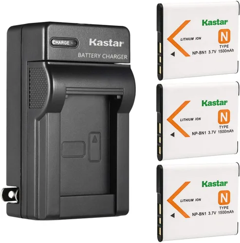 Miniatura 6 de Kastar - Cargador de batería para Sony NP-BN1, batería tipo N, Sony BC-CSN, cargador BC-CSNB, Sony Cyber-Shot DSC-WX80, Cyber-Shot DSC-WX100