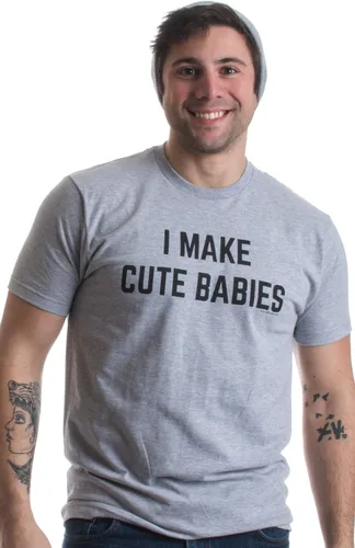 Miniatura 2 de Camiseta unisex con texto en inglés "I Make Cute Babies Funny New Dad, Father's Day Daddy Humor
