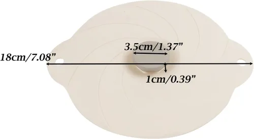 Miniatura 2 de Paquete de 2 tapas de silicona para tazones de microondas, tapas universales de silicona de 6 pulgadas, tapa reutilizable resistente al calor