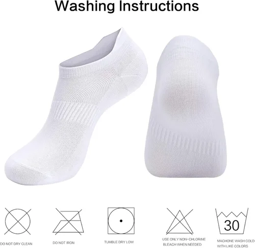 Miniatura 5 de ATBITER Ankle Socks Women's Thin Athletic Running Low Cut No Show Socks With Heel Tab 468Pairs
