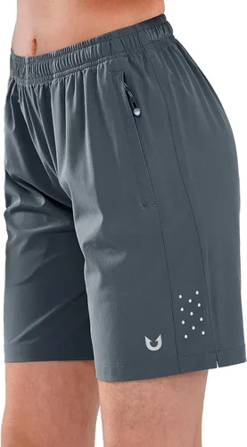 Miniatura 43 de NORTHYARD Pantalones cortos deportivos de senderismo para mujer, de secado rápido, ligeros, para gimnasio, entrenamiento, con 3 bolsillos