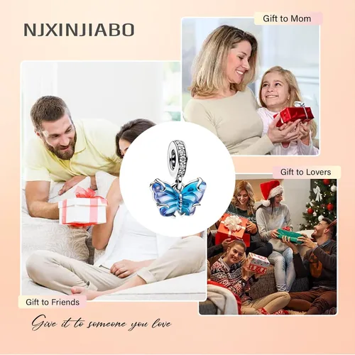 Miniatura 6 de Collar de cuentas diarias para pulseras, cuentas con colgante de plata de ley 925, Navidad, Halloween, cumpleaños, día de San Valentín, regalos