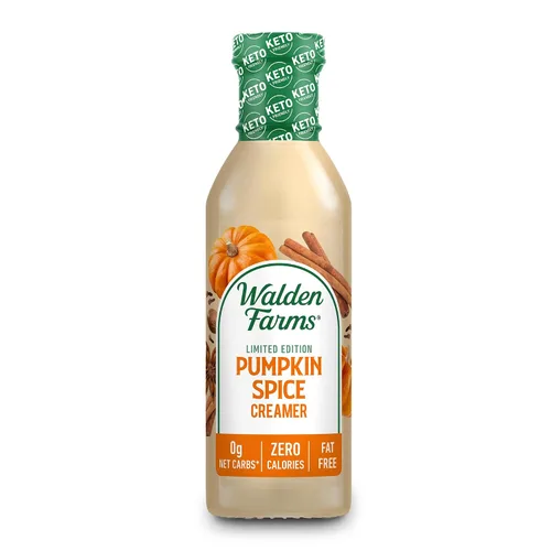 Miniatura 10 de Walden Farms Original Coffee Creamer – Cero calorías, sin grasa, sin azúcar, baja en carbohidratos, apta para dieta cetogénica, sin lácteos, vegana