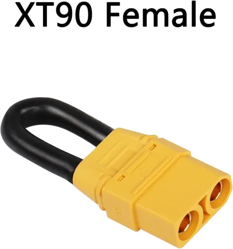 Miniatura 3 de CERRXIAN XT90 Conector de cortocircuito hembra, conector de bucle de enchufe, doble circuito a circuito único para batería RC Lipo FPV (paquete de 2)