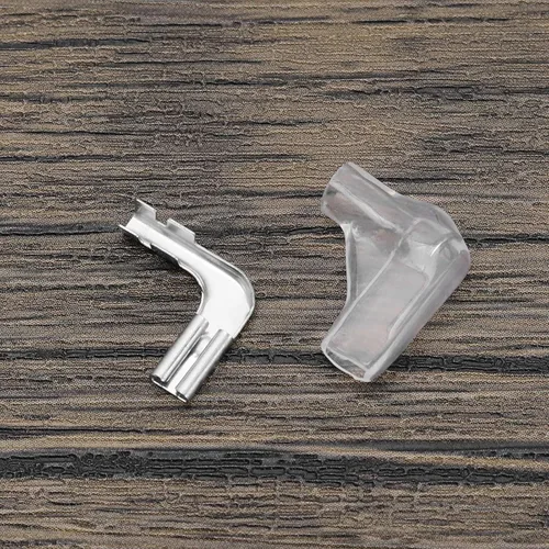 Miniatura 7 de ECSiNG 50 conectores de pala de terminal de crimpado de 0.110 in en ángulo de 90° con 50 fundas aislantes para interruptor de equipo, quad