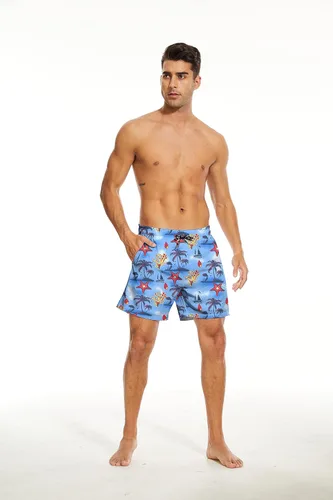 Miniatura 3 de AUISS Traje de baño para hombre, diseño de calavera con bandera estadounidense, pantalones cortos de natación con bandera de Estados Unidos
