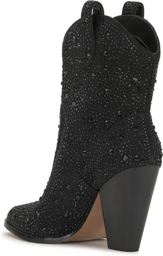 Miniatura 7 de Jessica Simpson Womens Cissely Embellished Western Ankle Boots