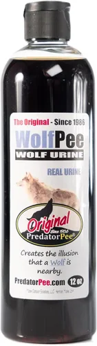 PredatorPee Orina de lobo 100% - Aroma de marcado territorial - Crea ilusión de que el lobo está cerca