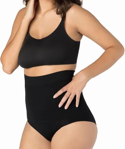 UpSpring Ropa interior posparto de cintura alta con control de abdomen para mujer, color nude/negro, talla S-XX grande