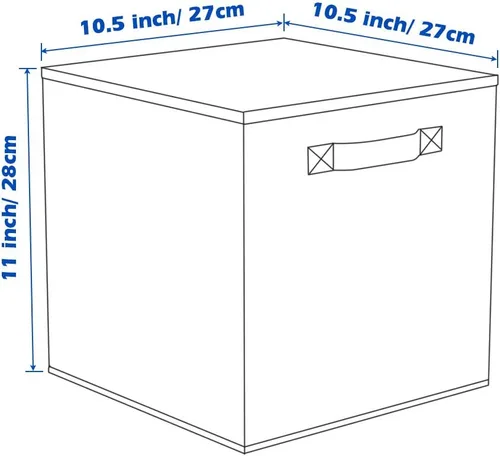 Miniatura 8 de ShellKingdom Cubos de Almacenamiento de Tela Plegables y Organizador de Tela Tipo Cajón para Closet y Juguetes, Paquete de 2 (Rosa)