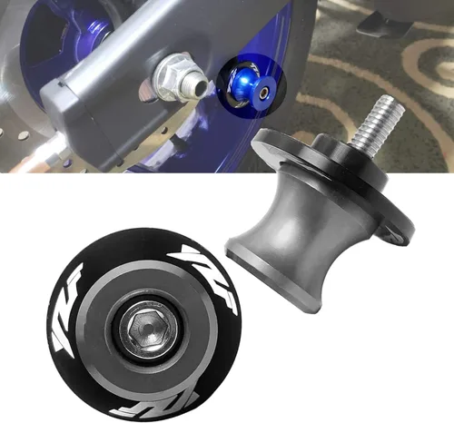 6MM M6 X 1.5 Motocicleta Brazo oscilante Sliders Carretes CNC Tornillos de soporte de brazo oscilante 2 piezas para Yamaha YZF R1 R3 R6 R25 R125 R6S