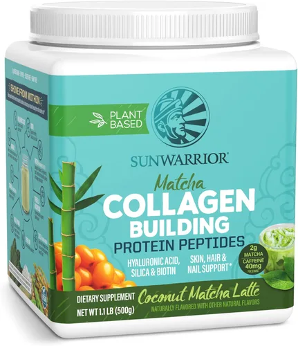 Miniatura 8 de Sunwarrior Polvo de construcción de péptidos de colágeno Colágeno vegano para mujeres en polvo de proteína a base de plantas Ácido hialurónico