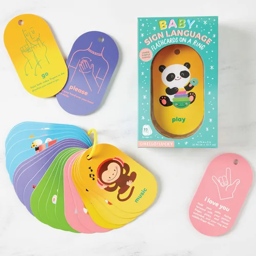 Miniatura 6 de Hola!Lucky Baby's First Words Sign Language Tarjetas Flash (BFC4-25419)