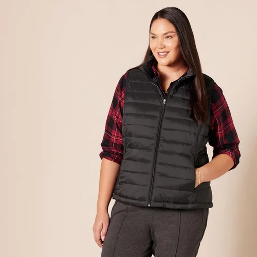 Miniatura 6 de Tienda Essentials - Chaleco para mujer, ligero, impermeable y fácil de guardar