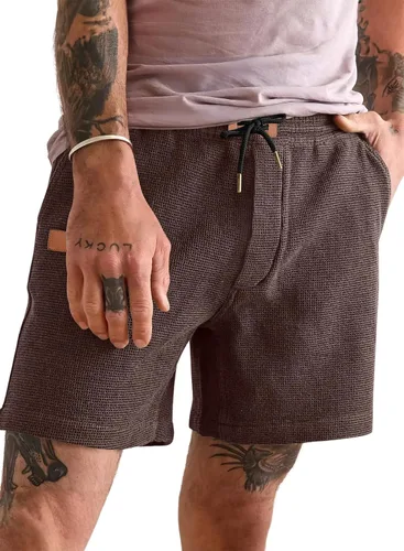 Miniatura 11 de JMIERR pantalones cortos casuales de 5"/ 7" para hombre, con cintura elástica de estilo gofrado, cordón de ajuste, pantalones cortos