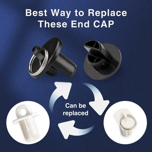 Miniatura 6 de Piezas de repuesto para persianas para exteriores con anillo, doble mejora de resistencia, resistencia a la intemperie, compatible con persianas
