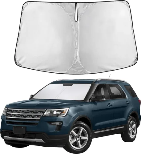 Miniatura 75 de Autovir Parasol para parabrisas Rivian R1S 2022-2024 2025 2026, parasol para ventana delantera, protección UV, bloqueador de calor, accesorios